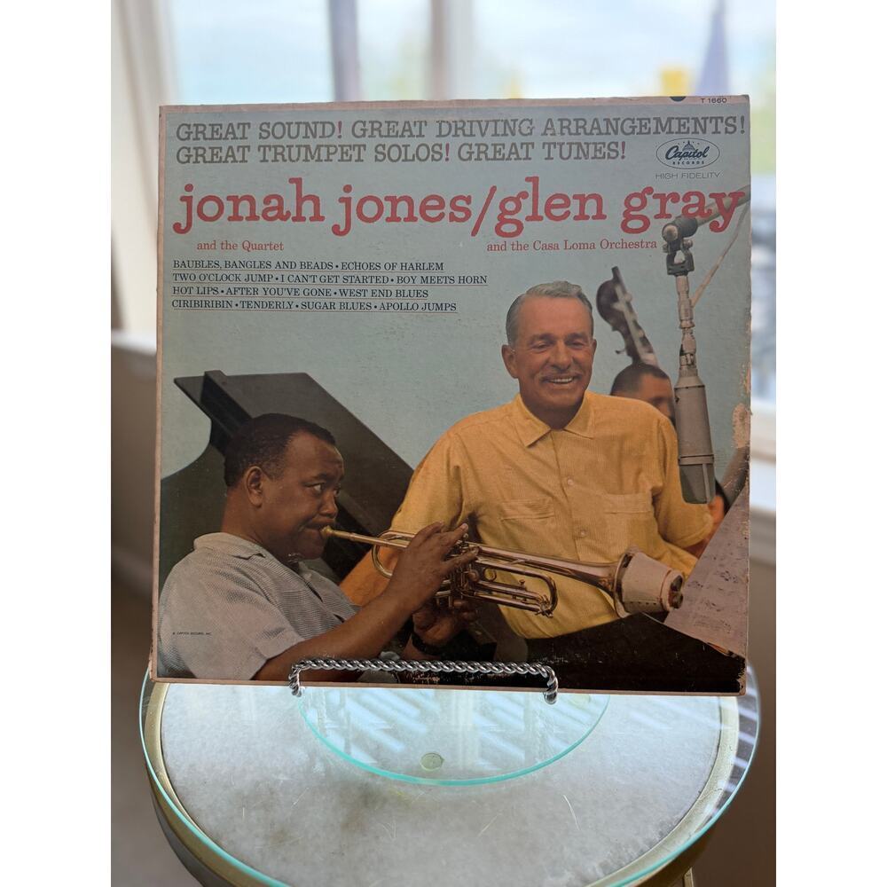 Jonah Jones / Glen Gray – Jazz Big Band LP (1962, Capitol T-1660, Mono)